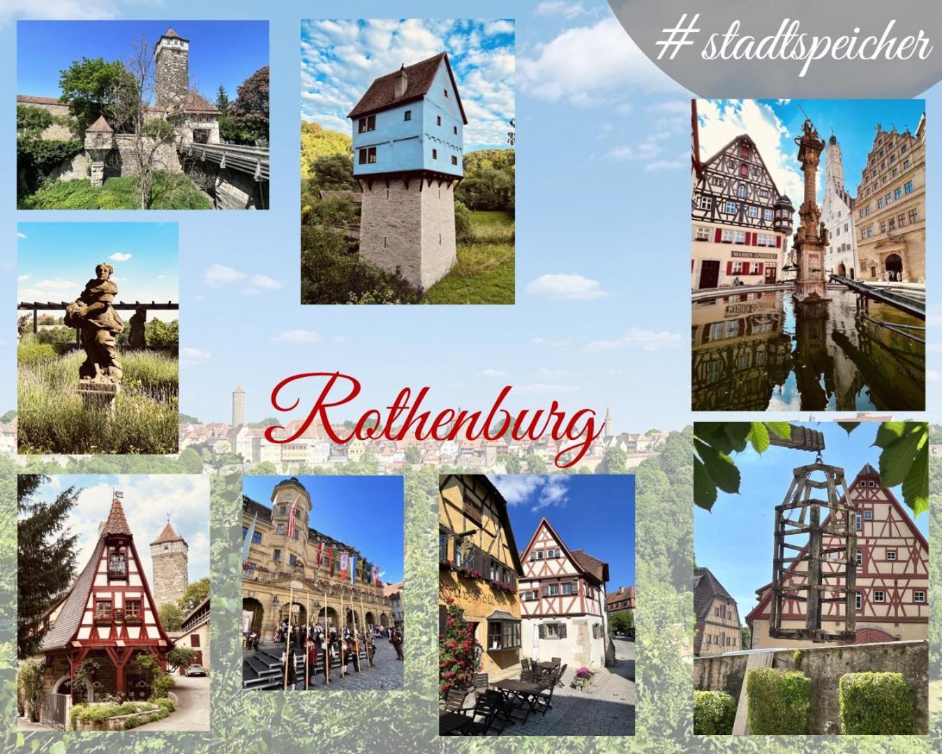 #Stadtspeicher - Gruener Stern Das Apartment Mitten In Der Altstadt Rothenburg ob der Tauber Dış mekan fotoğraf