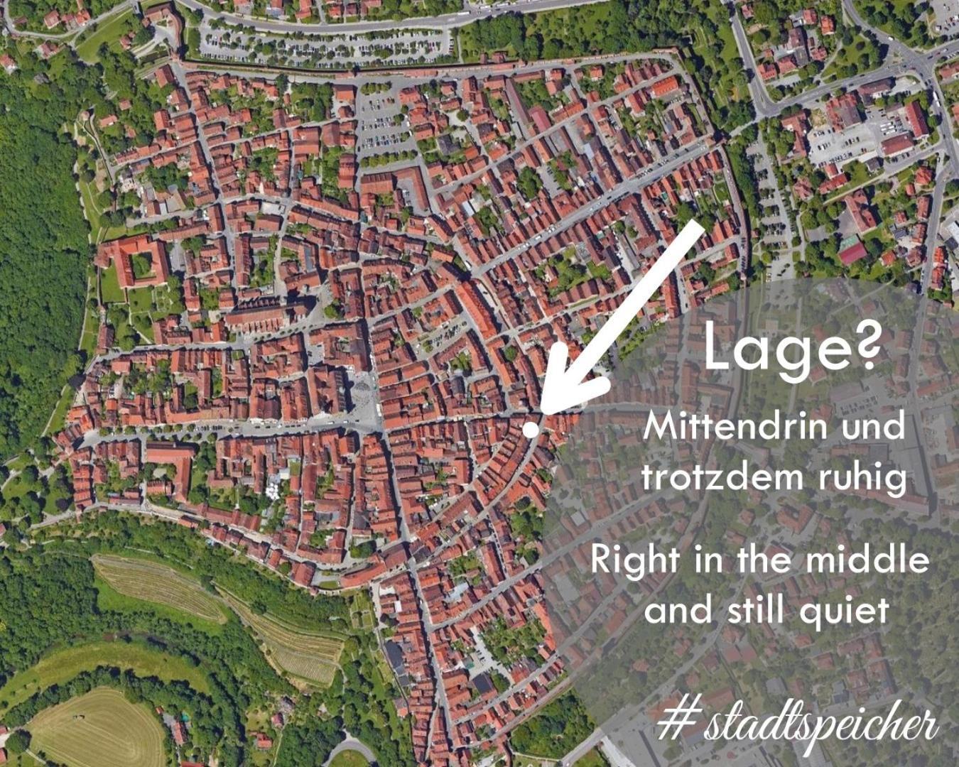 #Stadtspeicher - Gruener Stern Das Apartment Mitten In Der Altstadt Rothenburg ob der Tauber Dış mekan fotoğraf